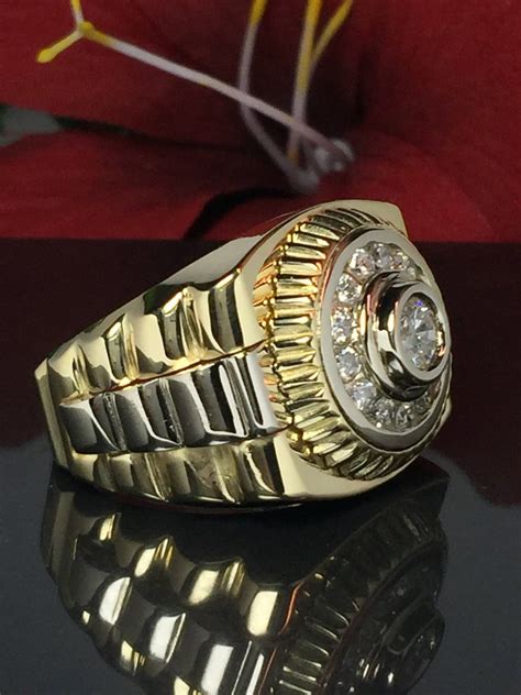 heren ring rolex|custom Rolex style rings.